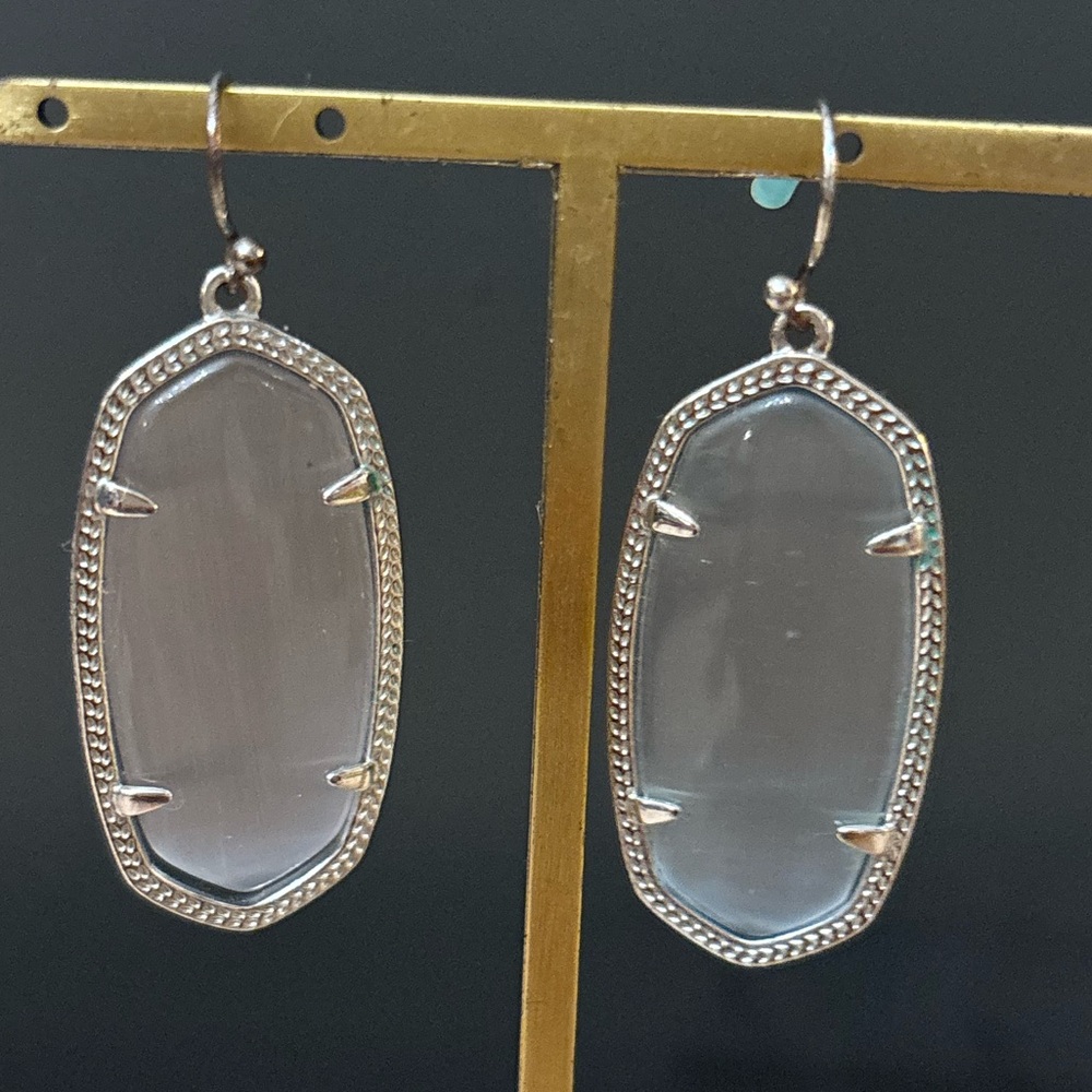 Kendra Scott slate/gold Elle Earrings